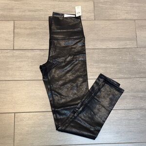 Aerie Metallic Black Leggings